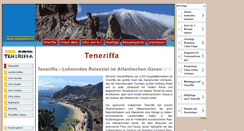 Desktop Screenshot of insel-teneriffa.de
